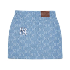 Chân Váy MLB Women's Denim Monogram NY 3FDSM0133-50INS Màu Xanh