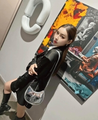 Túi Đeo Chéo MLB Monogram Màu Bạc