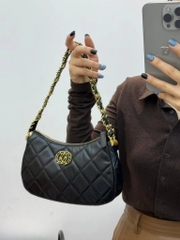 Túi Đeo Vai Nữ Chanel Style Da Bê Remake Korea Size 23cm