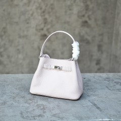 Túi Mini Kelly Bucket Bản Hàn Da Bò