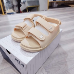 Dép Sandal MLB Chunky Logo Chữ B 3ASDCBS33-43SAL Màu Kem