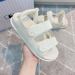 Dép Sandal MLB Chunky Logo NY 3ASDCBS33-50CRS Màu Trắng