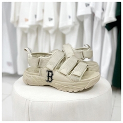 Dép Sandal MLB Triple Logo Chữ B 3ASDCSS33-43BGS Màu Be