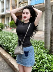 Túi Telfar Màu Xám Đậm