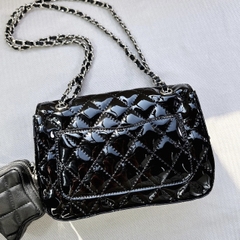 Túi Chanel Remake Korea Classic Flap Da Bóng Size 20cm