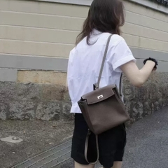 Balo Hermes Kelly Ado Da Bò Togo Size 21cm Màu Caramel