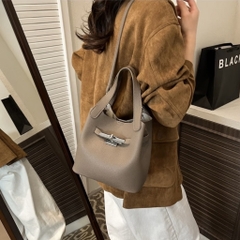 Túi Xách Mini Tote Osoi Made Korea Da Bò Togo 18cm