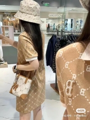 Váy Polo MLB Monogram Jacquard Pique One Piece
