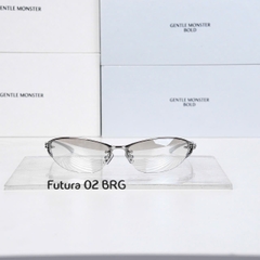 Kính Mát Gentle Monster Futura 02 BRG Màu Xám Bạc