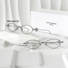 Kính Mát Gentle Monster Jewelry Carat 02 Màu Trắng