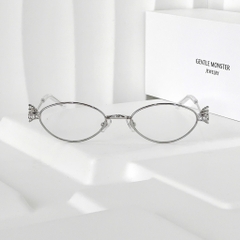 Kính Mát Gentle Monster Jewelry Carat 02 Màu Trắng