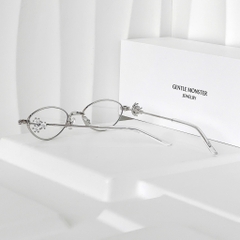 Kính Mát Gentle Monster Jewelry Carat 02 Màu Trắng