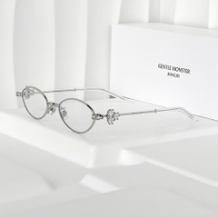 Kính Mát Gentle Monster Jewelry Carat 02 Màu Trắng