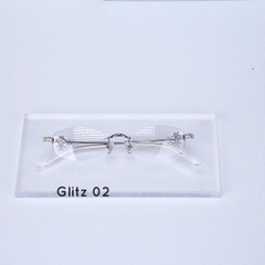 Kính Mát Gentle Monster Jewerly Glitz 02 Màu Trắng