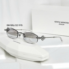 Kính Mát Gentle Monster Jewerly Glitz YVG Màu Xám