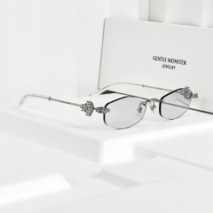 Kính Mát Gentle Monster Jewerly Glitz YVG Màu Xám