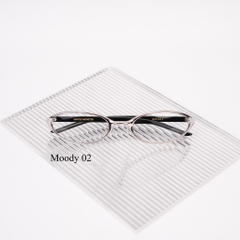 Kính Mát Gentle Monster Moody 02 Màu Bạc - Đen