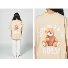 Áo Phông ADLV Gấu Màu Be