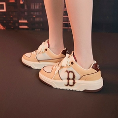 Giầy Thể Thao MLB Chunky Liner Logo Chữ B 3ASXCA12N-43BGS Màu Nâu