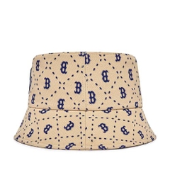 Mũ MLB Bucket Dia Logo Chữ B 3AHTM023N-43SAL Màu Be