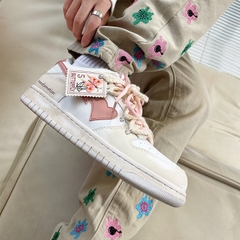 Giầy Sneaker Catsofa Butterfly Màu Hồng