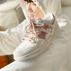 Giầy Sneaker Catsofa Butterfly Màu Hồng