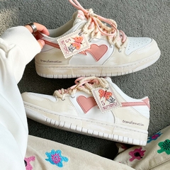 Giầy Sneaker Catsofa Butterfly Màu Hồng