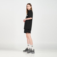 Quần Short ADLV Logo Bóng Màu Đen