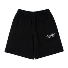 Quần Short ADLV Logo Bóng Màu Đen