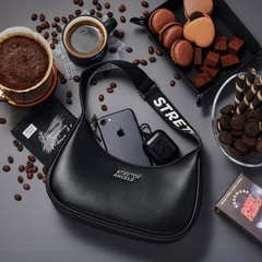Túi Đeo Vai Stretch Angels Macaron Hobo A-21F-SWBG01144-MTL Màu Đen