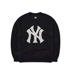 Áo Nỉ MLB Sweater Logo Monogram NY 3AMTM0124-50BKS Màu Đen