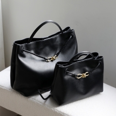 Túi Bottega Medium Andiamo Bản Remake Hàn Size 42cm