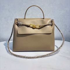 Túi Bottega Remake Hàn Size 40cm Màu Kem