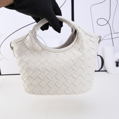 Túi Bucket Tote Korea Màu Kem Size 20 cm