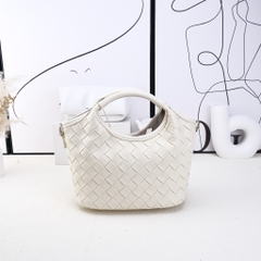 Túi Bucket Tote Korea Màu Kem Size 20 cm