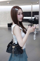 Túi Chanel Bản Hàn Da Caviar Màu Đen