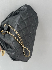 Túi Chanel Bản Hàn Da Caviar Màu Đen