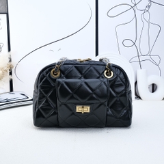 Túi Chanel Helen Bản Hàn Da Bê 26cm Màu Đen