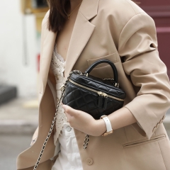 Túi Chanel Remake Hàn Da Bò Nhập Khẩu 2023 Size 17 cm
