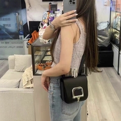 Túi Đeo Chéo Hermes Remake Korea Della Da Bò Epsom Size 18cm