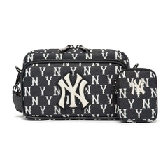 Túi Đeo Chéo MLB Mini Monogram NY 3ACRS012N-50BKS Màu Đen