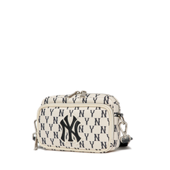Túi Đeo Chéo MLB Monogram Màu Trắng