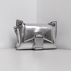 Túi Đeo Vai UR Hàn Quốc Da Bò Size 21 Cm Màu Bạc