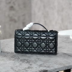 Túi Dior Pochette Lady Bản Hàn Da Cừu 21cm Màu Đen