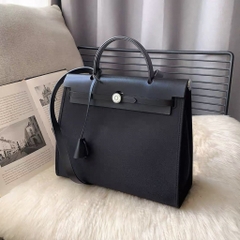 Túi Hermes Herbag Bản Remake Hàn Size 31cm Màu Đen