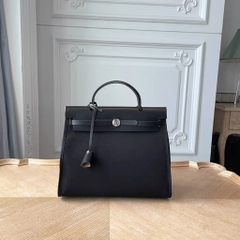Túi Hermes Herbag Bản Remake Hàn Size 31cm Màu Đen