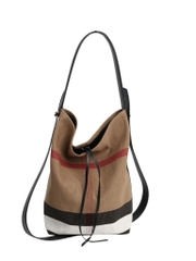 Túi Hobo Burberry Remake Korea Canvas