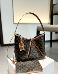 Túi Xách Celine Hobo Remake Hàn Da Bò Size 30cm
