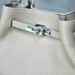 Túi Mini Kelly Bucket Bản Hàn Da Bò
