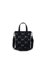 Túi MLB Crossbag Mini Diamond Monogram Đen trắng